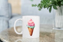 Kawaii Fruit Ice Cream Clipart Bundle - 20 designs Product Image 8