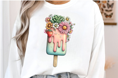 Watercolor Ice-Cream Clipart Product Image 2