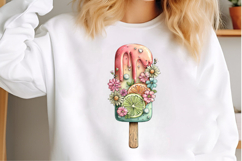Watercolor Ice-Cream Clipart Product Image 3