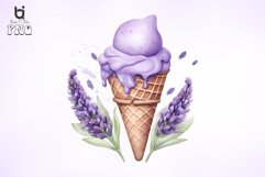 Watercolor ICE Cream Sublimation Bundle Product Image 8