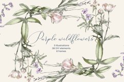 Watercolor Wildflower Clipart Collection Product Image 5