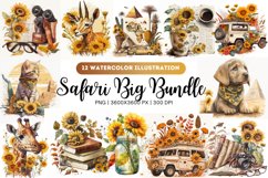 Safari Big Bundle | Vacation &amp; Travel Cliparts bundle Product Image 1