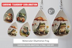 Earring Teardrop Illustration Frog Product Image 1