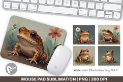 Mouse Pad Illustration Frog Product Image 1