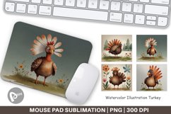 Mouse Pad Illustration Turkey Product Image 1