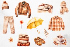 Ready For Autumn - Watercolor PNG Overlays Product Image 3