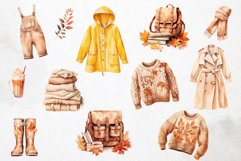 Ready For Autumn - Watercolor PNG Overlays Product Image 4