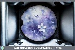 GorgeousWatercolor Car Coaster design.