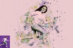 Watercolor ink Drop Photoshop Action Product Image 3