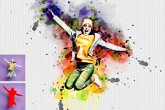 Watercolor ink Drop Photoshop Action Product Image 4