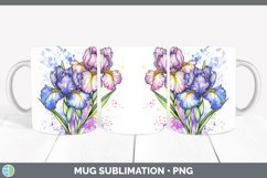 GorgeousWatercolor Mug Wrap design.