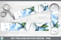 GorgeousWatercolor Key Fob design.
