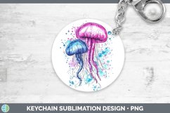 GorgeousWatercolor Keychain design.