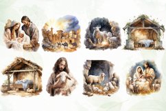 Watercolor Jesus Christ Bundle Clipart Product Image 3