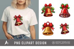 Watercolor Jingle Bell Clipart Product Image 1