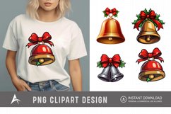 Watercolor Jingle Bell Clipart Product Image 1