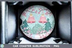 GorgeousWatercolor Car Coaster design.