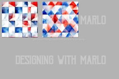 Watercolor Backgrounds, 15x15 Geometric Watercolor Papers Product Image 5