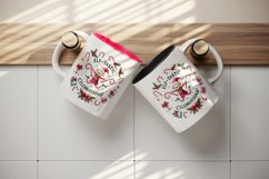 Watercolor jumping joy gift candy canes Elf-tastic Celebrations quote print 20 oz tumbler skinny mug wrap clipart t-shirt sublimation printable design