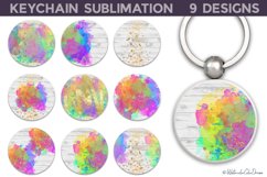 Watercolor Keychain Bundle | Abstraction Key Keychain Product Image 1