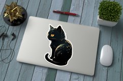 Cute And Creepy Black Cat Halloween Sticker Bundle,Creepy Black Cat Halloween Sticker,stickers bundle,spooky stickers,scrapbook stickers,cute stickers,sticker sheet,witch sticker,witchcraft stickers,witchcraft,autumn sticker,halloween sticker,fall sticker
