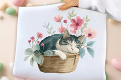 Watercolor Kittens Clipart Sublimation Product Image 3