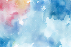 Blue watercolor backgrounds. Printable digital texture paper Product Image 2