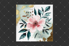 Cherry blossoms junk journal pages, Shabby chic backgrounds Product Image 2