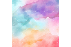 Pastel rainbow watercolor backgrounds. Printable textures Product Image 3
