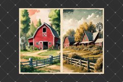 Farmhouse junk journal pages, Vintage inspired illustrations Product Image 3