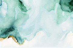 Turquoise watercolor backgrounds. Printable texture papers Product Image 3