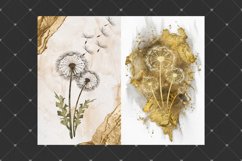 Dandelion junk journal pages, Ephemera vintage inspired arts Product Image 2