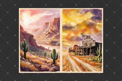 Western junk journal kit, Vintage inspired illustrations Product Image 2