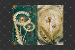 Dandelion junk journal pages, Ephemera vintage inspired arts Product Image 3