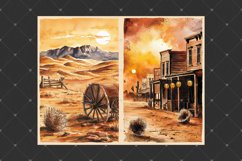 Western junk journal kit, Vintage inspired illustrations Product Image 3