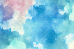 Blue watercolor backgrounds. Printable digital texture paper Product Image 5
