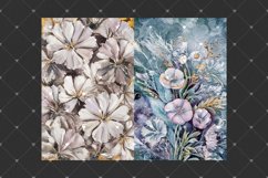 Floral junk journal pages, Vintage ephemera botanical arts Product Image 4
