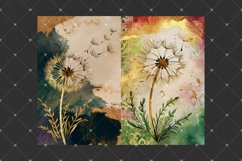 Dandelion junk journal pages, Ephemera vintage inspired arts Product Image 5