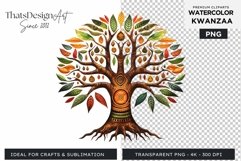 Kwanzaa Clipart PNG, Black history Sublimation Product Image 1