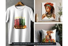 Kwanzaa Candles Clipart PNG, Black history Sublimation Product Image 3