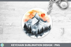 GorgeousWatercolor Keychain design.