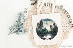 Watercolor Landscape Png | Watercolor Camping Sublimation