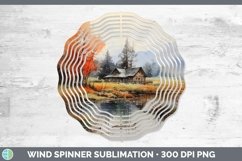 GorgeousWatercolor Wind Spinner design.