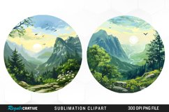 Watercolor Landscapes Clipart Bundle Product Image 2