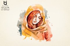 Watercolor Lazy Girl Sublimation Png Bundle Product Image 8