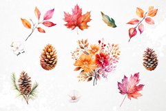 Fall Watercolor Collection - PNG Overlays Product Image 5