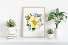 Watercolor Lemon Blossom Clipart Product Image 2