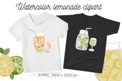 Watercolor lemonade sublimation. Strawberry lemonade, mojito Product Image 2