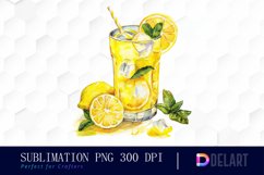 Lemonade Sublimation PNG Clipart Product Image 1
