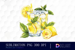 Lemonade Illustration Clipart Product Image 1